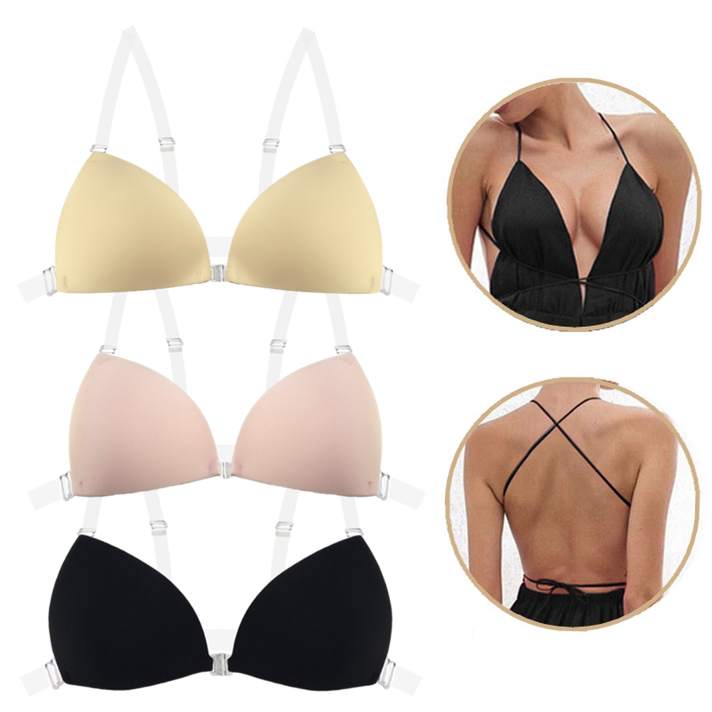 Plunge Bra Push Up - Biustonosz samoprzylepny dla kobiet, do sukienek
