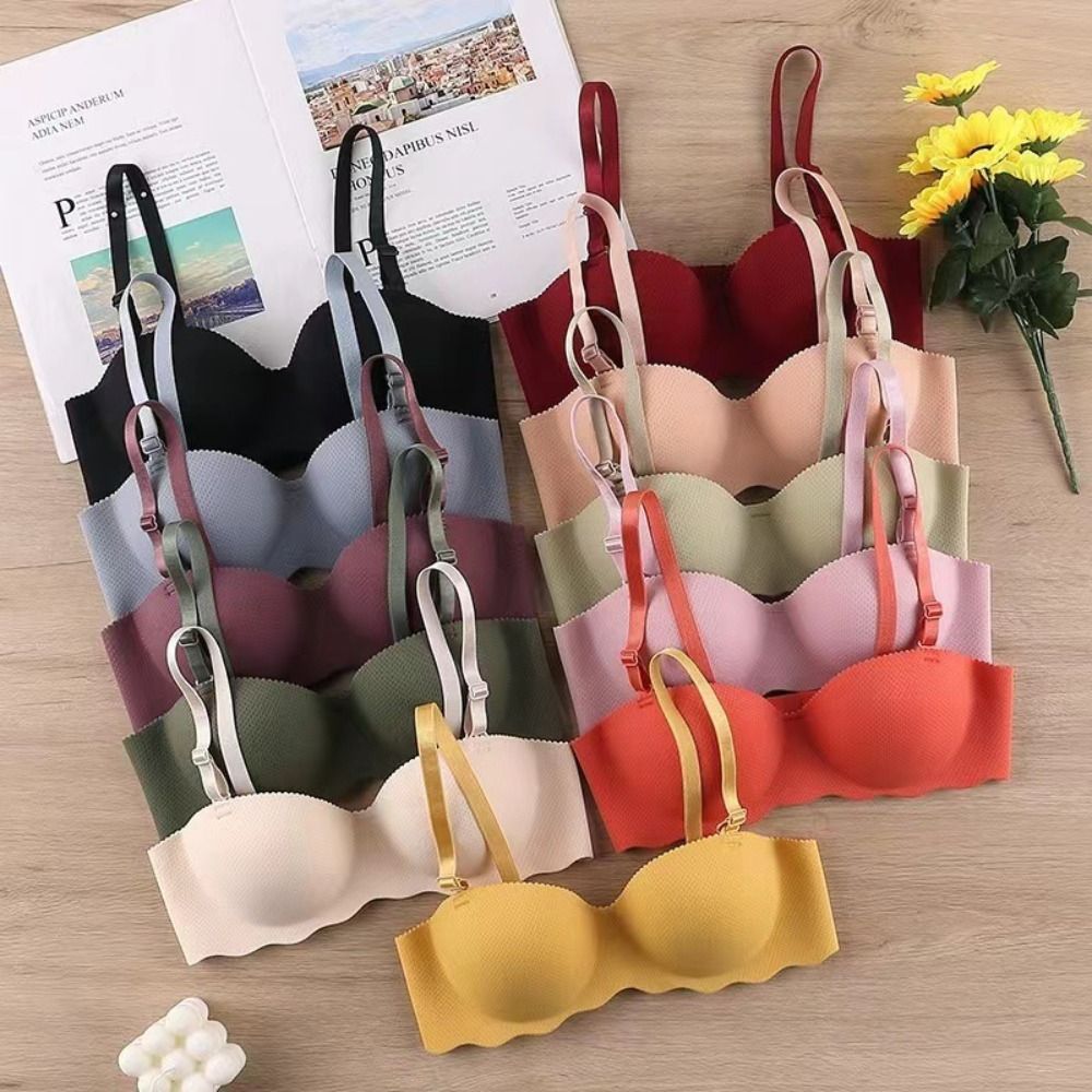 Wirefree Bra Comfort - Seksowny, wygodny, bezszwowy biustonosz w cukierkowych