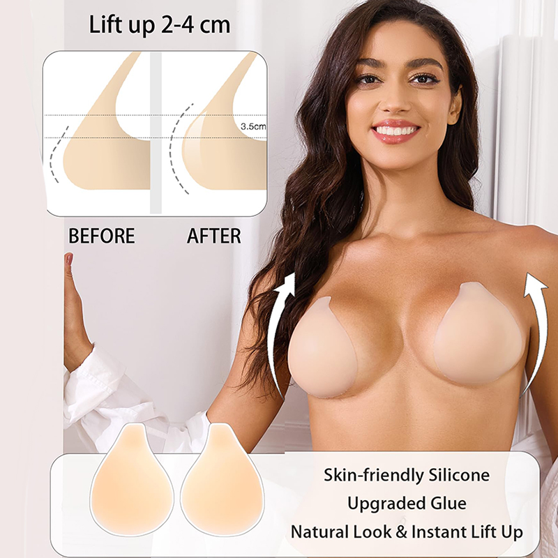 1/2 Pary Damskich Biustonoszy  – Strapless Bra Adhesive recenzja i cena