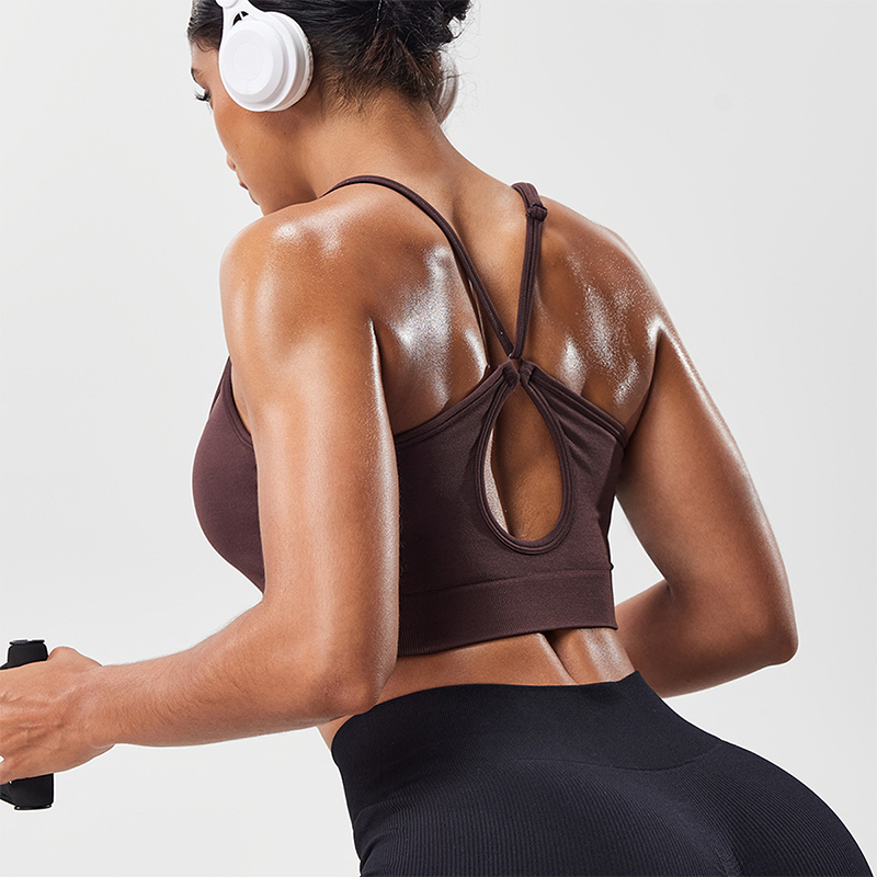 Damski sportowy biustonosz z o – Sports Bra Racerback recenzja i cena
